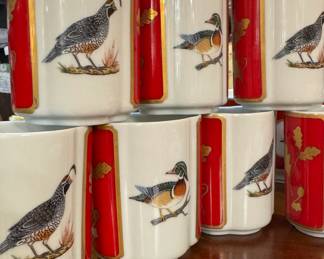 Lynn Chase Winter Birds Vases