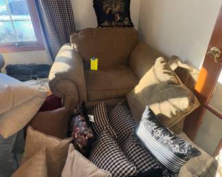 Couches, sofa, throw pillows! 