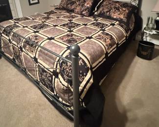 Kind bed frame and mattress (like new)