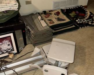 New chair lift, tons of new indoor rugs.