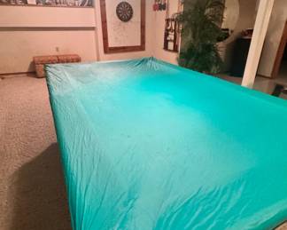 Custom pool table with ping pong top