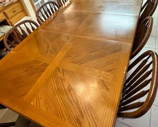 Kitchen table- seats 8: