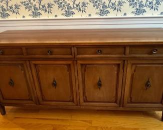 Drexel Triune Buffet Cabinet MidCentury Modern Vintage Elegance