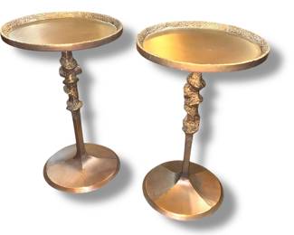 INDUSTRIA EDITION "Oyster" Side Table, Pair
