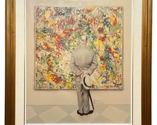 NORMAN ROCKWELL Giclee, "The Connoisseur"
