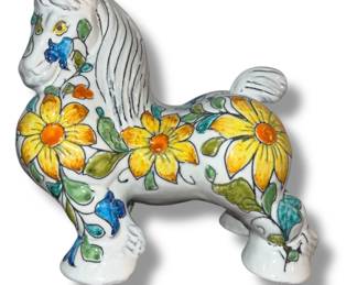Mid Century Italian MANCIOLI for RAYMOR Ceramic Horse Sculpture
