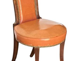 French Regency Style Nailhead Trim Side Chair
