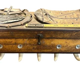 Incredible Folk Art Assemblage Box
