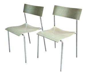 A Pair of JOHANNES FOERSOM "Campus" Chairs, LAMMHULTS
