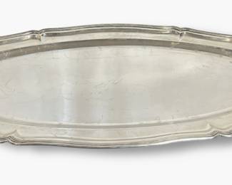 Large 800 Silver Serving Tray
