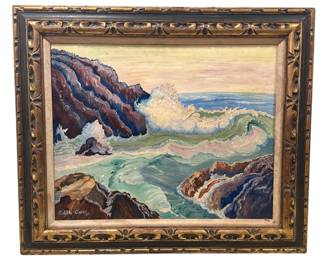 A Seascape Painting, EDITH CRIM
