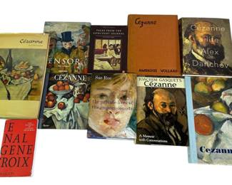Collection of Impressionism Art Books, CEZANNE, DELACROIX
