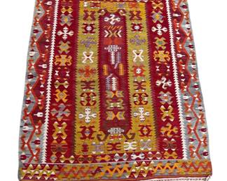 Vintage 1944 Kilim Area Rug
