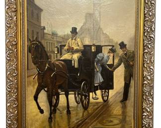 After JEAN BERAUD (French, 1849-1936), Oil Painting
