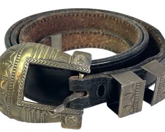 MIKE Southwestern Sterling Silver Belt
