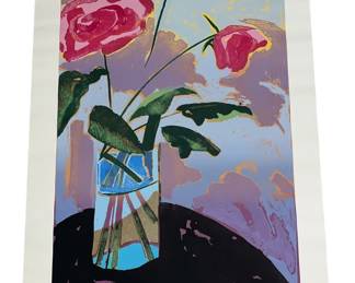 A CHRISTOPHER BROADHURST Signed Lithograph, "Ascent"
