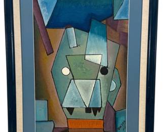 Abstract Cubist Painting, "Sandra '04"
