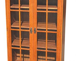 Arts and Crafts Mission Oak Bookcase
