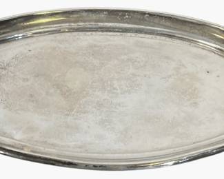 Small Antique Sterling Silver Tray

