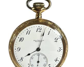 A 1910 14k Gold Ball Watch Co. Cleveland Pocket Watch
