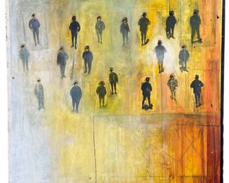 MARK MILLER Abstract Mixed Media
