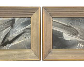 Two K.F PRYOR Abstract Paintings
