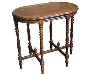 A Victorian Revival Style Parlor Table
