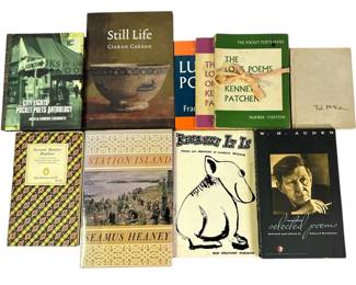 Collection of Vintage Poetry Books
