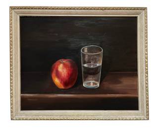 C. ZAJAC Still Life Oil Painting, 1965
