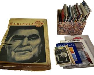 Collection of Vintage Coffee Table Books, Magazines, & Art Books
