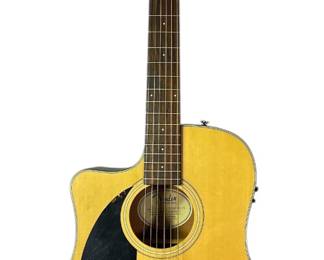 A FENDER CD-100CE Left Handed Acoustic/Electric Guitar with Case
