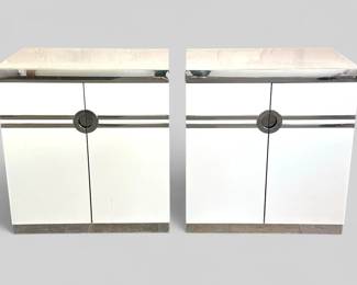 A Pair of PIERRE CARDIN Nightstands
