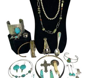 Collection Southwestern & Other Jewelry, Some Sterling Silver

