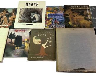 Collection of Vintage 50s-90s Italian Modern Art Books, ENZO CUCCHI
