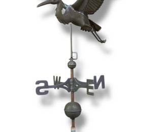 A Vintage 3.5' Heron Weathervane
