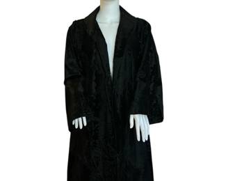 A Vintage Astrakhan Lamb Fur Coat
