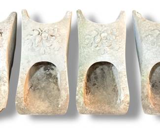 Concrete Rain Spouts, Set of 4
