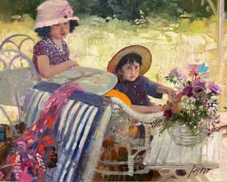 A PINO DAENI (Italian/American, 1939-2010) Painting
