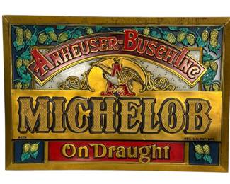 A Large Vintage MICHELOB Anheuser-Busch Beer Advertising Sign