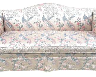 Chinoiserie Peacock Sofa