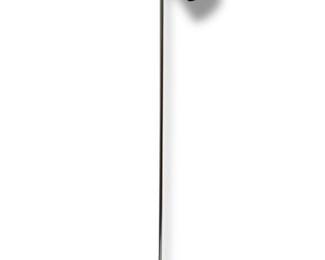 Mid Century Italian Marble & Chrome Floor Lamp