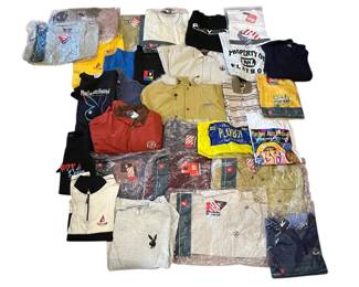 Large Collection of Vintage PLAYBOY NOS Clothing