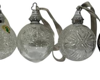 WATERFORD Crystal Christmas Ornaments