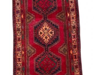 Antique Persian Hamadan Runner Rug