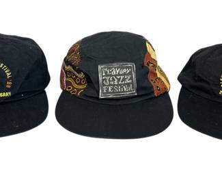 Three Vintage PLAYBOY Jazz Festival Hats