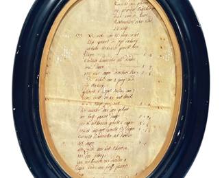 Framed French Love Letter From Soldier
