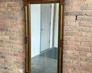 Antique French Renaissance Revival Overmantel Mirror