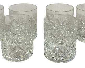 Set of Eight WATERFORD Lismore Rocks Glasses