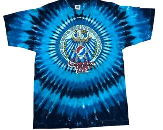 GRATEFUL DEAD 1990 DAVID FOSLUND T SHIRT 25YR