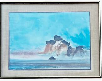 A Signed KAIKO MOTI Aquatint Etching